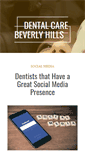 Mobile Screenshot of dentalcarebeverlyhills.com
